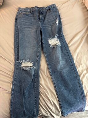 Fashion Nova Women’s distressed mom jeans